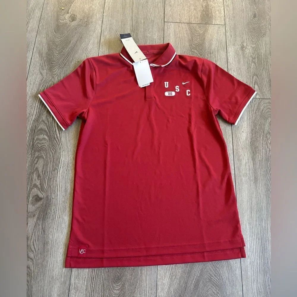 Nike USC polo t shirt NWT